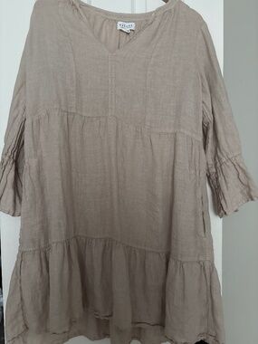 Velvet Linen Dress